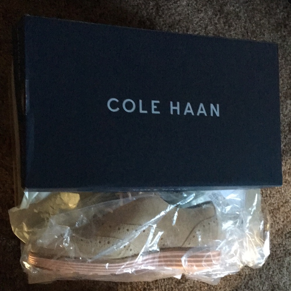 Cole haan suede pink Oxford